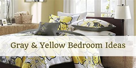 Gray and Yellow Bedroom Ideas -Yellow and Grey Bedding, Accent Colors & Bedroom Decor Ideas ...