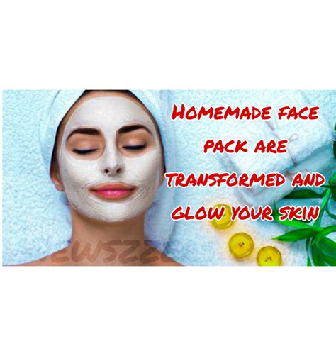 Top 5 homemade face pack are transformed and glow your skin.