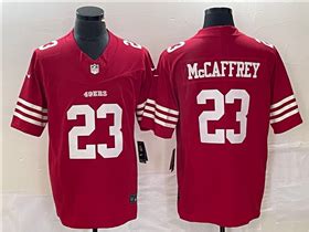 San Francisco 49ers #23 Christian McCaffrey Red Vapor F.U.S.E. Limited ...