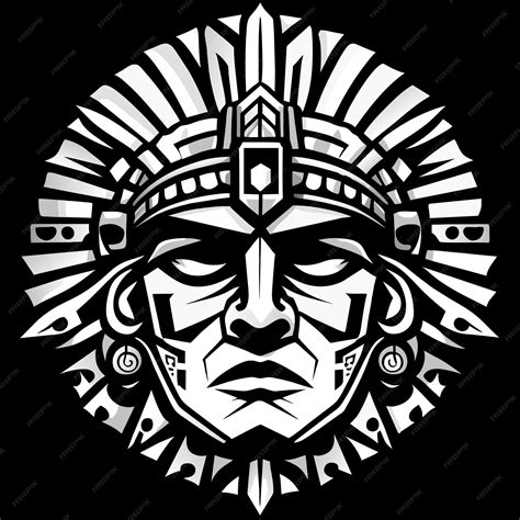 Aztec Civilization Vector Illustration | Premium AI-generated vector