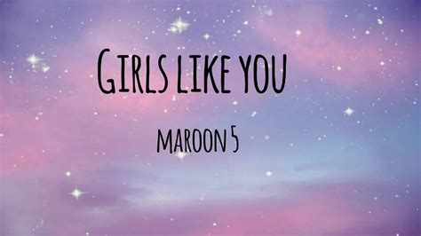 Maroon 5 ft Cardi B - girls like you lyrics - YouTube