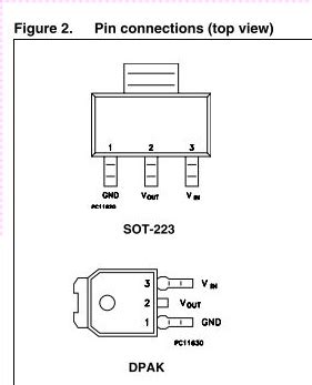 LDO - SOT223 - ¿Para qué sirve el cuarto pin?