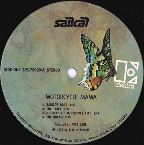 Sailcat – Motorcycle Mama (LP, Album, San) – akerrecords.nl