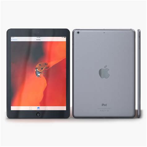 Apple iPad Air Space Gray Cellular 3D Model $49 - .max .obj .3ds .lwo .fbx .c4d - Free3D