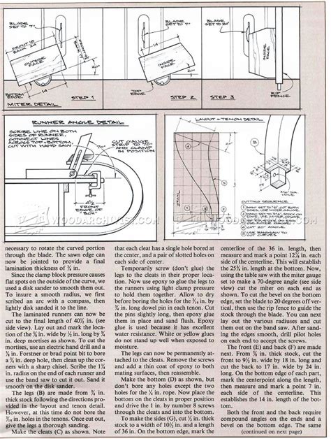 Vivtorian Wooden Sled Plan • WoodArchivist