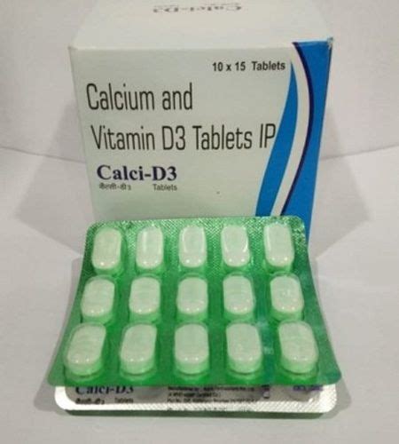 Calcium And Vitamin D3 Tablets Ip at Best Price in Jaunpur | Paras Medical Store