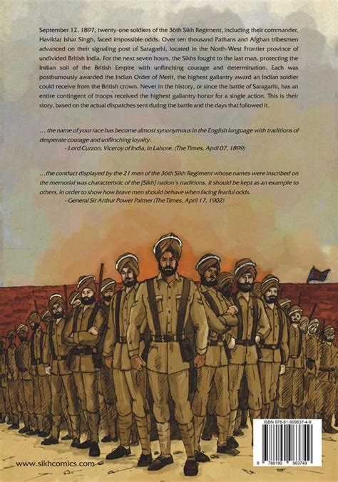 The Battle of Saragarhi, The Last Stand of the 36th Sikh Regiment (English Graphic Novel ...