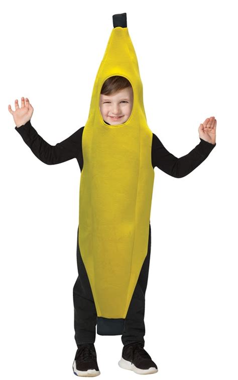 Rasta Imposta Banana Yellow Tropical Fruit Halloween Costume, Child Size 4-6