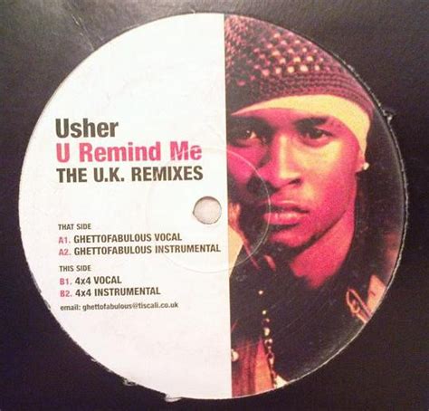 Usher - U Remind Me (The U.K. Remixes) | Releases | Discogs