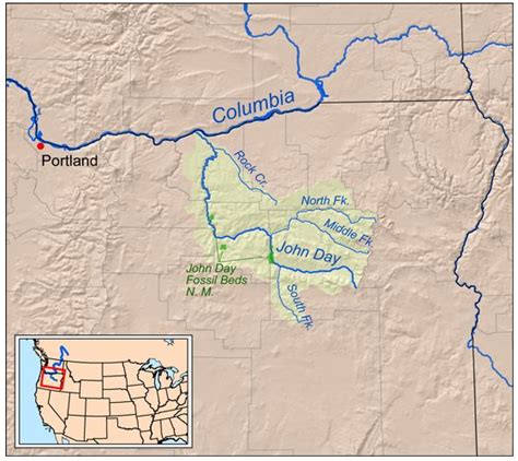 Map: Oregon's John Day River | Oregon Maps ♥ | Pinterest