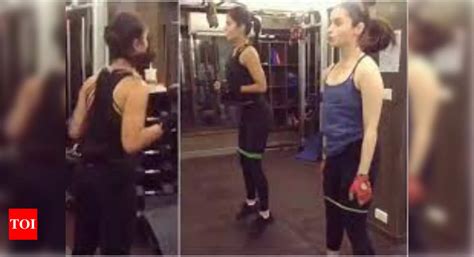 When Katrina Kaif turned gym trainer for Alia Bhatt - WATCH video | Hindi Movie News - Times of ...