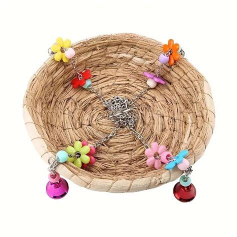 Parrot Bird Pet Toy Grass Weaving Bird Nest Hanging Basket - Temu Australia