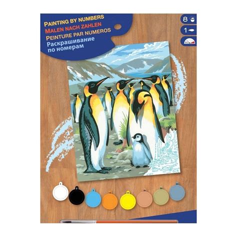 Sequin Art : Penguin Paint By Numbers