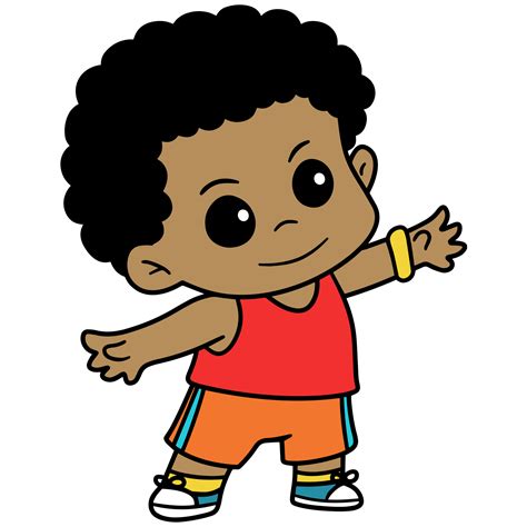 dibujos animados niño alcanzando chico 21095586 PNG