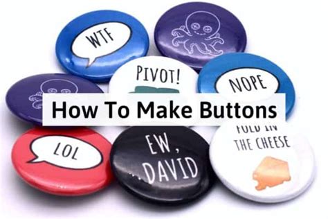 How to Make Buttons - Easy DIY Button Pins - AB Crafty