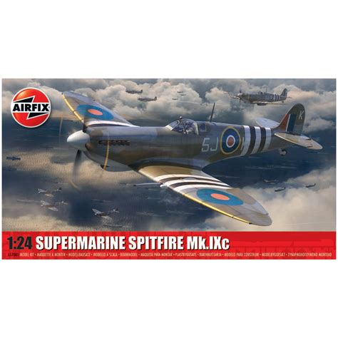 Airfix Supermarine Spitfire Mk IXc RAF Military Aircraft Model Kit Scale 1:24