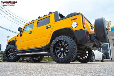 Hummer H2 XD Series XD806 Bomb Wheels Gloss Black Milled