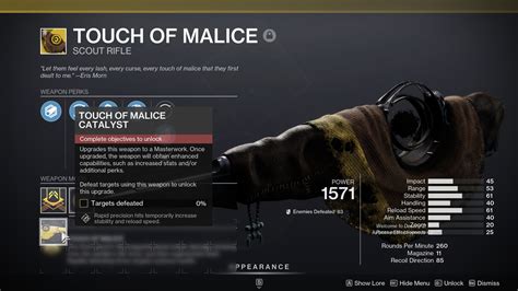 Complete the Touch of Malice Catalyst puzzle in Destiny 2: Kings’ Fall ...