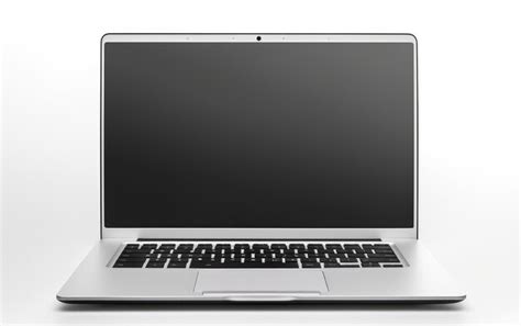 Premium Photo | Sleek Touchpad Laptop on White Background