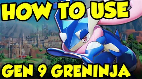 HOW TO USE GRENINJA! Best Greninja Moveset for Pokemon Scarlet and Violet! - YouTube