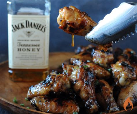 Grilled Sticky Tennessee Honey Wings - Girls Can Grill