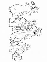 Stella Verne RJ And Hammy coloring Page sketch template