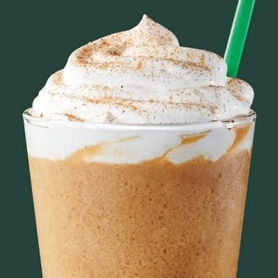 Starbucks Grande Pumpkin Spice Coffee Frappuccino Nutrition Facts