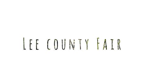 Lee County Fair | LeeCounty Fairground