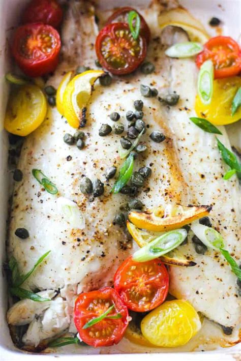 Healthy oven baked sea bream fillet - The Top Meal