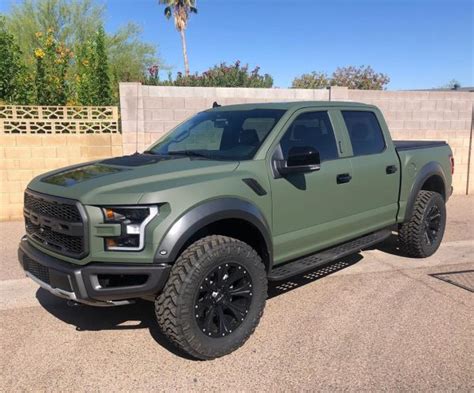 Ford F150 wrapped in Matte Military Green vinyl - Vinyl Wrap - 3M ...