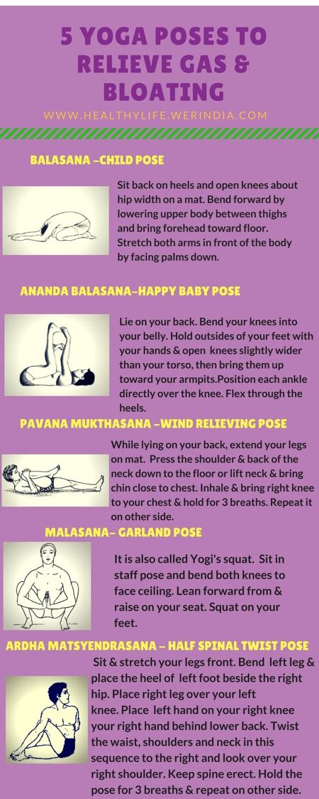 5 yoga poses to relieve gas & bloating - HealthyLife | WeRIndia