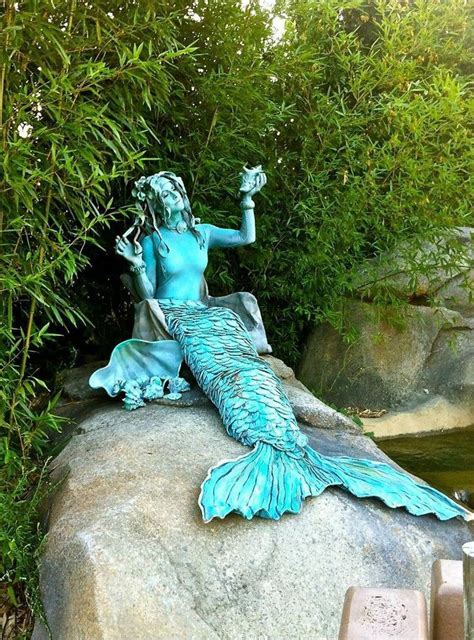 5 Statues #OutdoorGardenStatuesCheap id:9047711458 #•STATUES• | Mermaid art, Mermaid statues, Statue