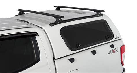 #JA6378 - Vortex RLT600 Trackmount Black 2 Bar Roof Rack | Rhino-Rack