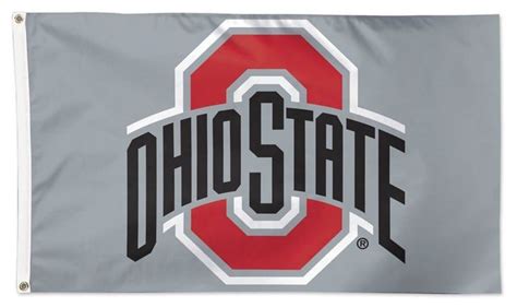 Ohio State Buckeyes Flag 3x5 Grey 29388221 Heartland Flags Ohio State ...