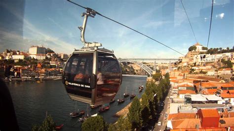 Portugal - Teleférico Vila Nova de Gaia - YouTube