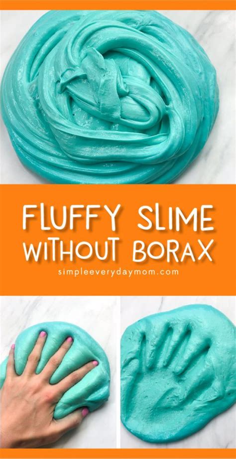 Easy Fluffy Slime Recipe Without Borax