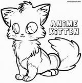 Chibi Cat Girl Coloring Pages sketch template