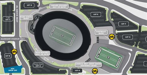 Allegiant Stadium Parking Map