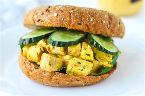 Mango Chicken Salad Sandwich | That Spicy Chick