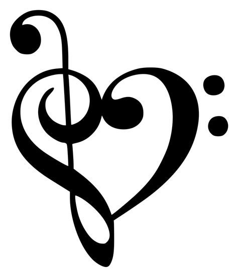 HEART MUSIC NOTE Vinyl Decal Sticker - Love Musician Piano Guitar | eBay