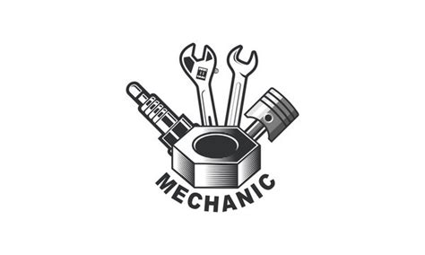 Mechanic Logo Vintage Vector Design | ubicaciondepersonas.cdmx.gob.mx