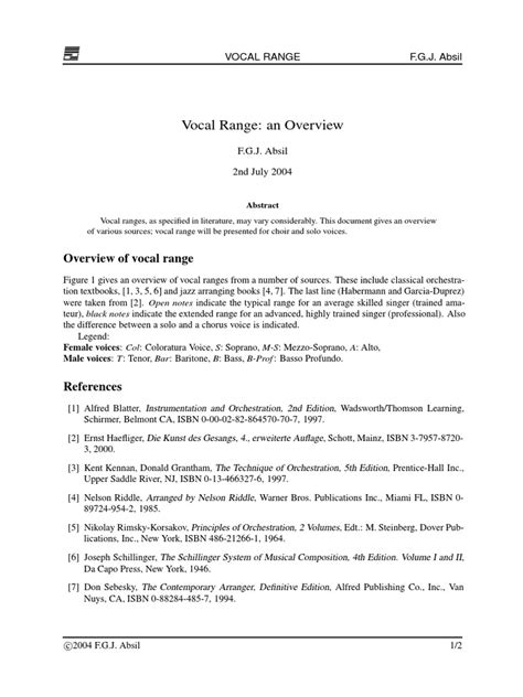 (PDF) Vocal Range - An Overview - DOKUMEN.TIPS