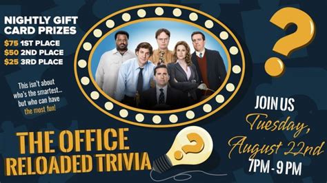 The Office Trivia Reloaded | Loves Park, IL | Rockford Buzz