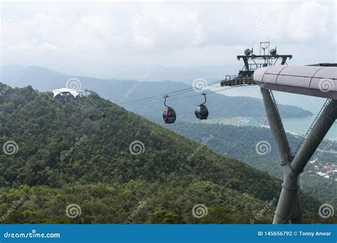 Langkawi Sky Bridge Cable Car Editorial Photo | CartoonDealer.com ...