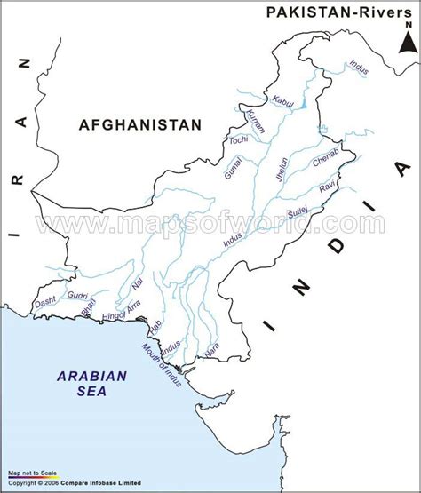 FLOODS IN PAKISTAN: Rivers(Map) of Pakistan.