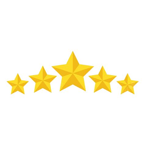 Five Stars Flat Icons Design Template Vector, Rating Icon, 5 Stars ...