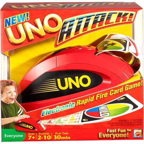 UNO ATTACK! Rapid Fire Card Game for 2-10 Players Ages 7Y+ - Walmart.com