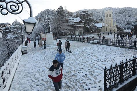 Shimla Weather: First Snowfall Of The Season In Shimla, Rain Expected ...