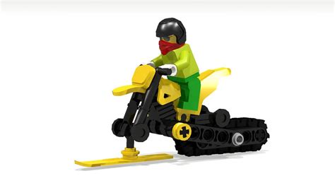 Lego Snowmobile (MOC) | Assembly instructions are here: yout… | Flickr