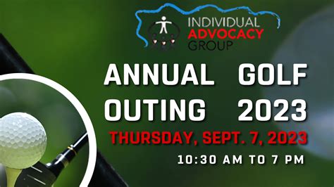 Annual Golf Tournament - 2023 | Individual Advocacy